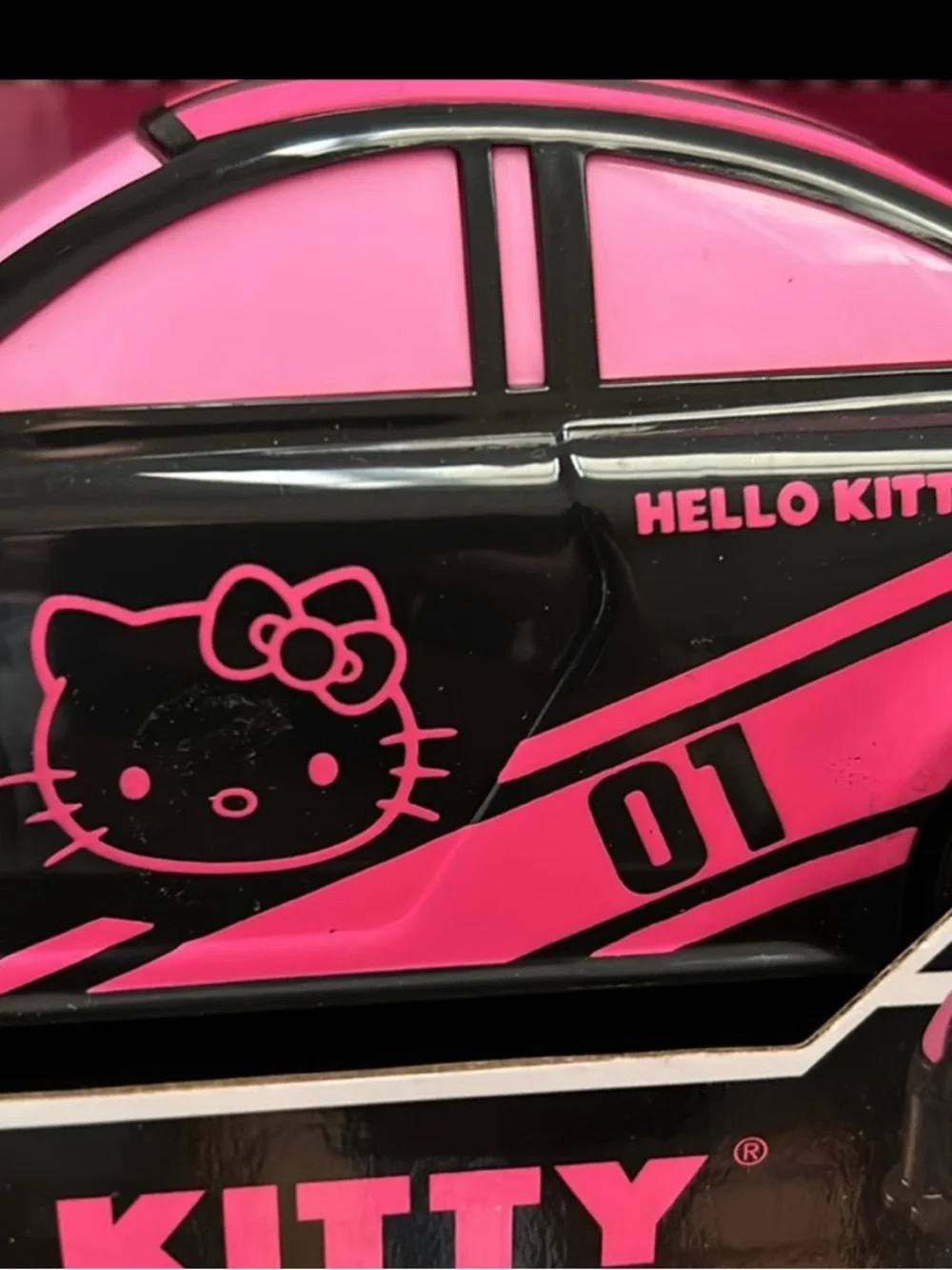 Sanrio Hello Kitty RC Racing Car Pink Black Remote Control Toy Vehicle New K